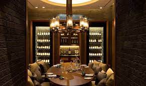 private dining room at the chedi andermatt switzerland restaurant interieur weinzimmer weinkeller