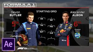 It was approved unanimously by the f1 commission of teams and bosses on monday. Free Custom F1 Starting Grid Graphic Ae Project Tutorial Youtube