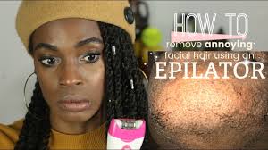 The world's 1st facial epilation and cleansing brush device. Female Beards How To Remove Annoying Lip And Chin Hair Fast At Home Using An Epilator Youtube