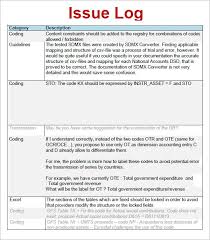 This project management issue log template makes documenting, tracking and actioning project issues easier than excel or other rigid documents. Project Issued Log Templates 9 Free Word Excel Pdf Formats