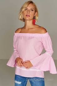 Sik Kombinler Icin 2020 Bluz Modelleri Pembe Omzu Acik Kollari Ispanyol Bluz Modelleri Moda Stilleri Bluz