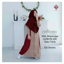 Di online shop busana muslim inilah anda bisa mendapatkan produk terbaik kami dengan pelayanan terbaik. Jual Baju Muslim Anak Perempuan Gamis Anak Di Lapak Toko Pakaian Bandung Bukalapak