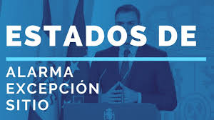 Video conferencia de miguel carbonell organizada por el centro de educación continúa de la universidad católica de cuenca, ecuador. Estados De Alarma Excepcion Y Sitio Opoesquemas Youtube