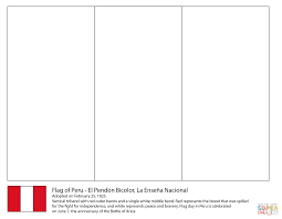 Peru Flag Super Coloring Flag Coloring Pages Peru Flag Coloring Pages