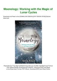 Ebook Moonology Working With The Magic Of Lunar Cycles Pdf