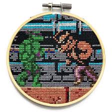 Stitches' card arrived quickly and in excellent condition, and works exactly as expected with the nintendo switch. Tmnt Nintendo Nes Cross Stitch Tmnt
