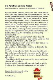 Aus der kindergeschichte von peter zahnd über die abenteuer des waldmandli grimmimutz und der bösen pfefferhexe, ist ein rundwanderweg mit vielen spielposten entstanden. Die Apfelfrau Und Die Kinder Elkes Kindergeschichten Geschichten Fur Kinder Deutsche Geschichte Fur Kinder Kindergeschichten