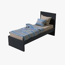 Very disappointing when one wants another low profile bed. Ikea Malm Single Bed 3d Model 19 Ma Obj Fbx Free3d
