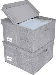 Check spelling or type a new query. Buy Granny Says Storage Bins With Lids Decorative Storage Boxes With Double Open Lid And Handles Extra Large Bins For Storage Gray 2 Pack Online In Turkey B087p8jh4c