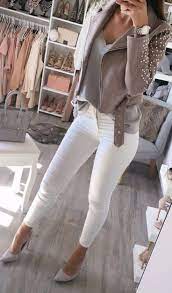 30 Jeans Outfits For Beautiful Winter Formal Gowns Evening Dresses White Skinny Jeans Outfit Winter Fashion Casual Stylish Outfits