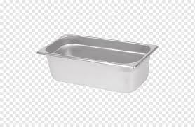 Stainless steel bowls and trays; Stainless Steel Gastronorm Sizes Catering Intermodal Container Buffet Table Food Rectangle Steel Png Pngwing