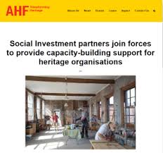 For more information about the ahf and its work. Heritage And Social Investment Partners Join To Provide Capacity Building Support For Heritage Organisations See Replan Ihbc Newsblog Archive