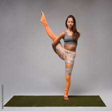 Sexy yoga woman