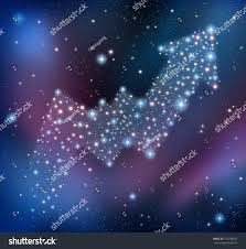 Success Predictions Night Sky Group Stars Stock Illustration