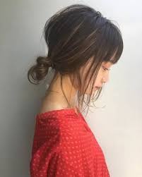 一つ結び ひとつ結び アレンジ13選 おばさんぽく見えないstyle集 キナリノ ヘアスタイリング ヘアスタイル ロング ロング 無造作