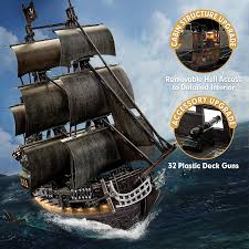 He and his men sailed the caribbean and the atlantic coast. Buy Cubicfun 3d Puzzle For Adults Moveable Led Pirate Ship Puzzles With Detailed Interior Large Queen Anne S Revenge Sailboat Desk Model Kits Difficult Puzzles With Lights Watercraft Gifts For Men Women Online