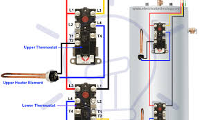 How To Wire 3 Phase Simultaneous Water Heater Thermostat Water Heater Thermostat Home Electrical Wiring Water Heater