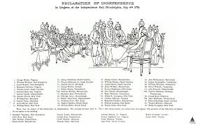 Declaration Of Independence Declaration Of Independence Independence Hall Coloring Pages