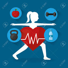 One measurement that your doctor will take is your heart rate, which offer insight into your fitness and overall sense of we. Woman Sport Stretch Fitness Heart Rate Healthy Lifestyle Vector Illustration Royalty Free Cliparts Vectors And Stock Illustration Image 97739214
