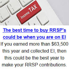 Buy Rrsps To Avoid The Ei Claw Back 56 Tax Refund Rate