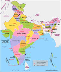 India has 28 states and 8 union territories. Labeled Map Of India With States Capital And Cities