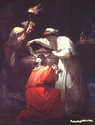 Cleopatra At The Tomb Of Marc Antony Artwork By Angelica Kauffmann Oil  Painting & Art Prints On Canvas For Sale