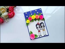 So send them heartbeat handmade greeting card for a friend. Diy Friends Farewell Invitation Card Complete Tutorial Diy Friendship Day Card Youtube Farewell Invitation Card Handmade Invitation Cards Invitation Cards