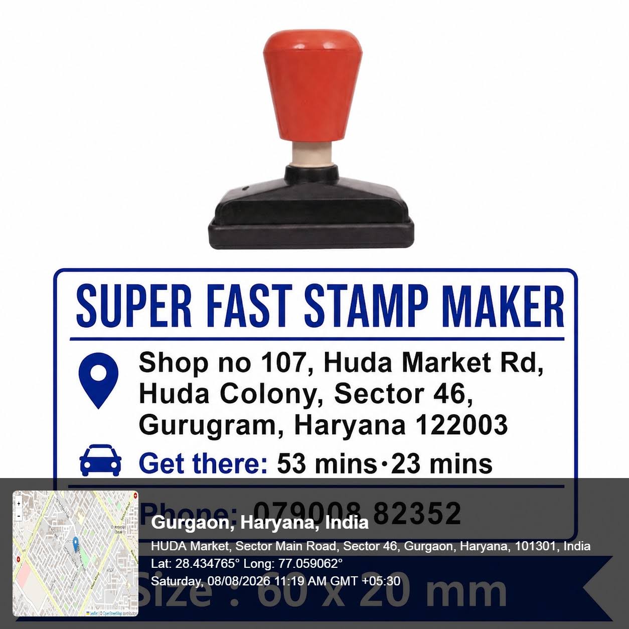 Office Rubber Stamp product image
