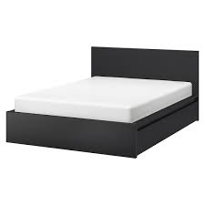 Maybe you would like to learn more about one of these? Malm High Bed Frame 4 Storage Boxes Black Brown Queen Ikea