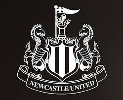 Download newcastle united logo vector in svg format. Beautiful Game Newcastle United Football Club One Colour Crest Wall Sticker Set Official Merchandise Car Decal Football Vinyl Poster Print 60cm White Amazon Co Uk Kitchen Home