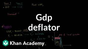 Underground economy is not included in gdp 2. Gdp Deflator Video Real Vs Nominal Gdp Khan Academy