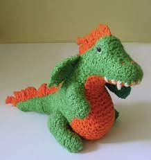 The dragon that i designed and knitted for my brother, it turned out great #knit #knitted #knitting my new dragon friend just needs wings and eyes! Knitty Winter 2006 Editor