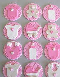 Baby Shower Cupcake Toppers Fondant Baby Shower Cupcake Toppers Baby Shower Cupcakes For Girls Shower Cupcakes
