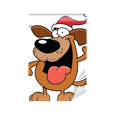 Check our faq or contact us. Cartoon Christmas Dog Wall Mural Pixers We Live To Change