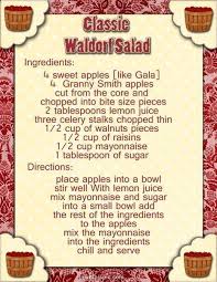 Classic Waldorf Salad Recipe Recipes Ingredients Instructions Salad Easy Recipes Classic Waldorf Salad Snack Recipes Easy Appetizers Waldorf Salad Recipe