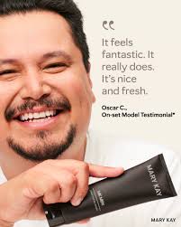 From the mouths of men! After using MKMen® Daily Facial Wash for the first  time, Oscar was ready to recommend it to his friends. Are you ready for the  guys in your