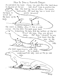 Draw lightly at first so that you can erase easily if you want to change anything. How To Draw A Komodo Dragon Worksheet See The Blog For Projects Notes Http Drawinglessonsfortheyoungartist Blogs Komodo Dragon Komodo Dragon Coloring Page