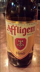affligem blond beer bottle beer bottle