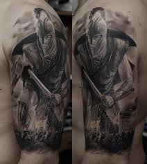 Take advantage of the enemy's unpreparedness. Fighting Warrior Tattoos Ego Alterego
