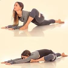 Deep Hip Stretches Are So Nice To Hold Near The End Of Your Yoga Practice Lizard Pose And Pigeon Pose Variation I Easy Yoga Workouts Yoga Postures Yoga Poses