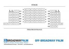 off broadway palm theatre seating broadway palm dinner theatre