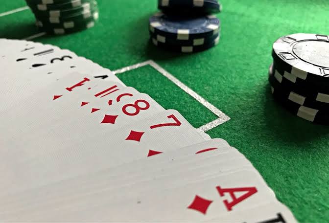 Deck of Playing Cards With Poker Chips · Free Stock Photo