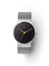 the braun classic slim watch does just one thing it tells the time it is a modern interpretation of braun s less bu slim watches watch design braun watches