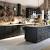 Modern Black Painted Kitchen Cabinets