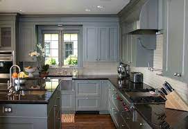 Going Gray Design Chic Grey Painted Kitchen Diy Kitchen Cabinets Makeover Grey Kitchen Designs
