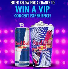 red bull vip music sweepstakes win vip concert trip contestbig sweepstakes red bull trip