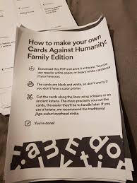 Cards against climate change needs you — make your own card! You Can Now Make A Kid Friendly Version Of Cards Against Humanity At Home For Free And Mums Are Loving It