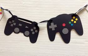 Gamer Party Decor Game Controller Decor Gaming Party Gamer Etsy In 2020 Video Games Birthday Party Games Video Game Party