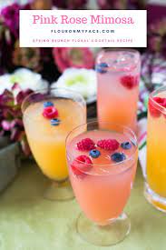 Pink Rose Mimosa Recipe Recipe Mimosa Recipe Mixed Drinks Recipes Pink Mimosa Recipe