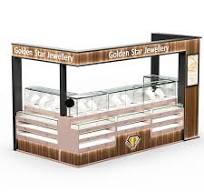 High-end wood grain jewelry kiosk - Mall Kiosks | Food ...